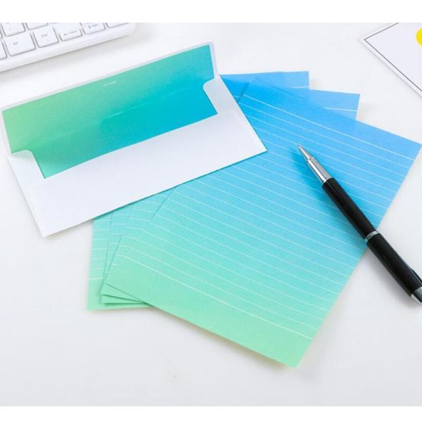 gift wrap 8 sets envelopes and letter paper cute creative color gradient writing for craft
gift wrap 8 sets envelopes and letter paper cute creative color gradient writing for craft