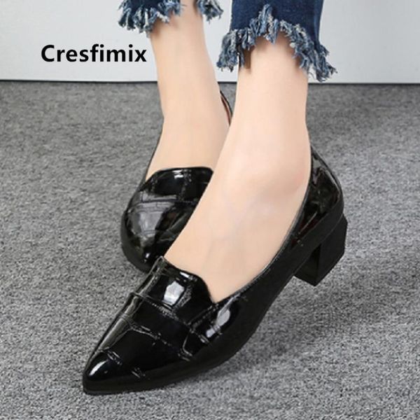 dress shoes cresfimix women fashion black pu leather spring slip on high heel lady casual office red heels talon femme c5529
dress shoes cresfimix women fashion black pu leather spring slip on high heel lady casual office red heels talon femme c5529