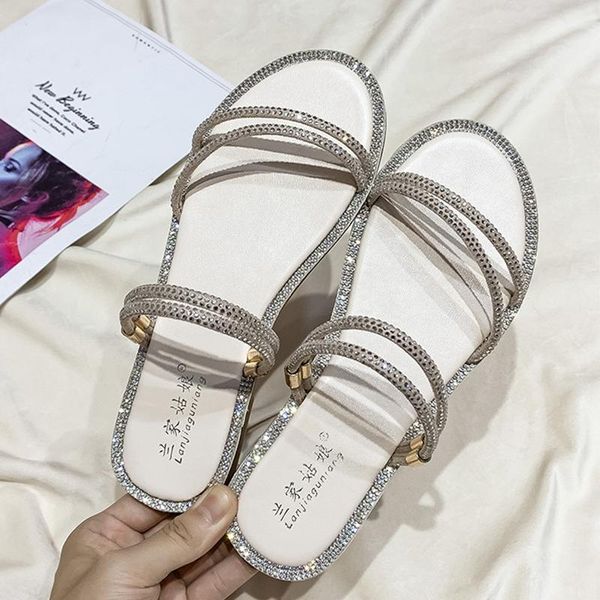 sandals two ways faity crystal narrow band slingback women beach shoes slippers slip on rhinestones flat sandalias 2021, Black
sandals two ways faity crystal narrow band slingback women beach shoes slippers slip on rhinestones flat sandalias 2021, Black