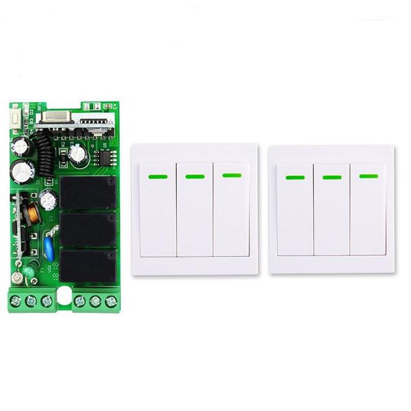 smart home control universal wireless remote ac110v 220v 3ch rf relay and transmitter garage/led/light/fan/home appliance switch
smart home control universal wireless remote ac110v 220v 3ch rf relay and transmitter garage/led/light/fan/home appliance switch