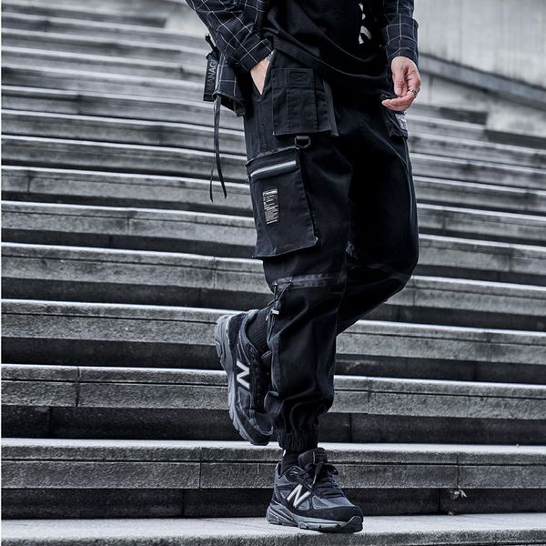 new multi-pocket cargo of men harem joggers pants sweatpants with cordon harajuku hip hop streetwear 2021 l71b, Black
new multi-pocket cargo of men harem joggers pants sweatpants with cordon harajuku hip hop streetwear 2021 l71b, Black