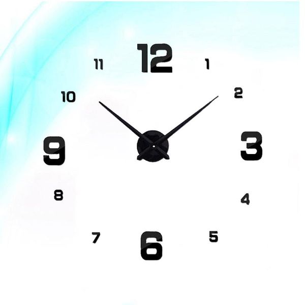1pc acrylic wall clock fashion personality silent hanging diy clock for living room office without battery (black)
1pc acrylic wall clock fashion personality silent hanging diy clock for living room office without battery (black)