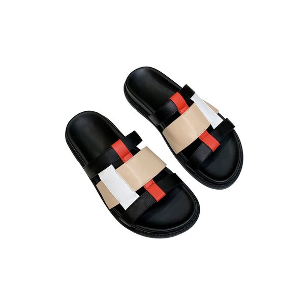slippers open toe half drag women's wear 2021 cross new color matching shoes fashionable leather casual slippers in spring and summer z, Black
slippers open toe half drag women's wear 2021 cross new color matching shoes fashionable leather casual slippers in spring and summer z, Black