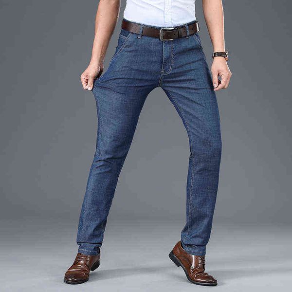 busins jeans 2021 spring and summer thin middle-aged men's slim straight dad denim pants, Blue
busins jeans 2021 spring and summer thin middle-aged men's slim straight dad denim pants, Blue