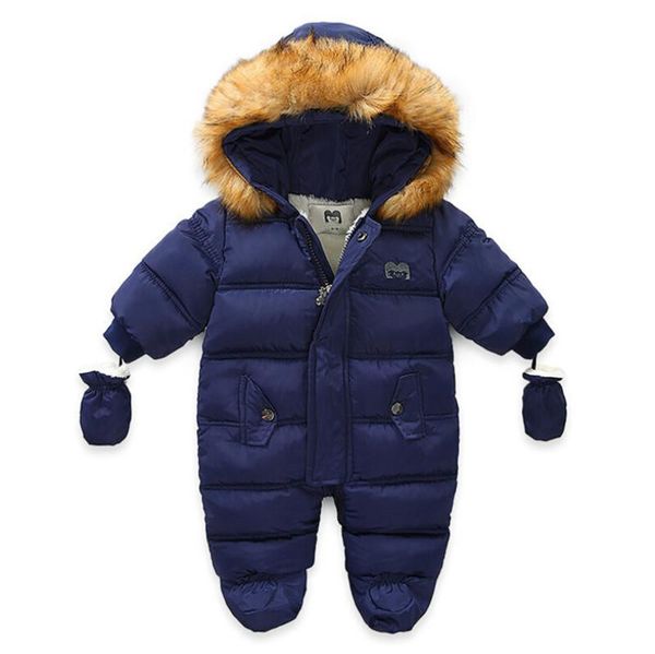 winter infant baby boy girl rompers plush fur collar hooded zipper solid jumpsuit coats thick warm outwear with gloves, Blue
winter infant baby boy girl rompers plush fur collar hooded zipper solid jumpsuit coats thick warm outwear with gloves, Blue
