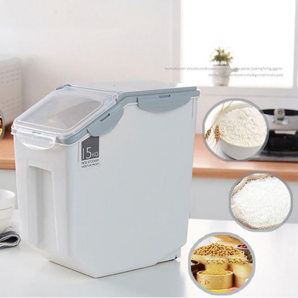 storage bottles & jars sealed food kitchen box pp material 10kg plastic moisture-proof rice beans container bucket canister keep
storage bottles & jars sealed food kitchen box pp material 10kg plastic moisture-proof rice beans container bucket canister keep