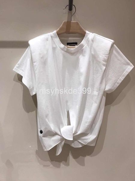 women's t-shirt 5345 is niche spring and summer versatile personality knot cotton short sleeve loose t-shirt women's 4 colors, White
women's t-shirt 5345 is niche spring and summer versatile personality knot cotton short sleeve loose t-shirt women's 4 colors, White
