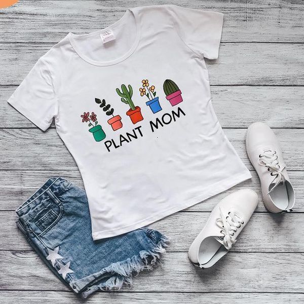 plant mom funny t shirts women kawaii cactus print female white graphic t-shirt cute friends plant lover gift drop shipping
plant mom funny t shirts women kawaii cactus print female white graphic t-shirt cute friends plant lover gift drop shipping