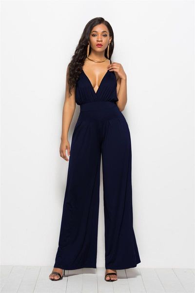 women's jumpsuits & rompers ahvit fashion waist sashes elegant women sleeveless deep v neck solid color party romper l-yd5038, Black;white
women's jumpsuits & rompers ahvit fashion waist sashes elegant women sleeveless deep v neck solid color party romper l-yd5038, Black;white