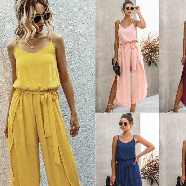 2020 high waist jumpsuit loose long jumpsuit with suspenders and bow ties jumpsuit summer sashe solid color womens, Black;white
2020 high waist jumpsuit loose long jumpsuit with suspenders and bow ties jumpsuit summer sashe solid color womens, Black;white