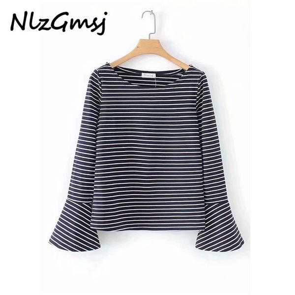 t shirt women fashion striped long sleeve t-shirt spring o neck ladies chic all-match 210628, White
t shirt women fashion striped long sleeve t-shirt spring o neck ladies chic all-match 210628, White