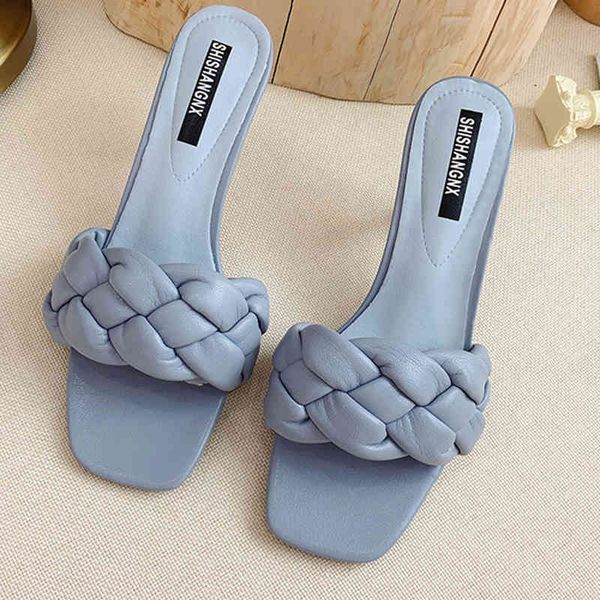 weave designer women slipper ladies thin high heel sandal 2021 new summer slip-on open toe brown outdoor slides flip flop shoe k78, Black
weave designer women slipper ladies thin high heel sandal 2021 new summer slip-on open toe brown outdoor slides flip flop shoe k78, Black