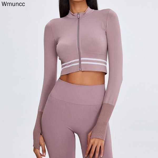 yoga outfits wmuncc long sleeve shirts sport fitness gym sports wear women push up running clothes jacket elastic slim shirt zipper, White;red
yoga outfits wmuncc long sleeve shirts sport fitness gym sports wear women push up running clothes jacket elastic slim shirt zipper, White;red
