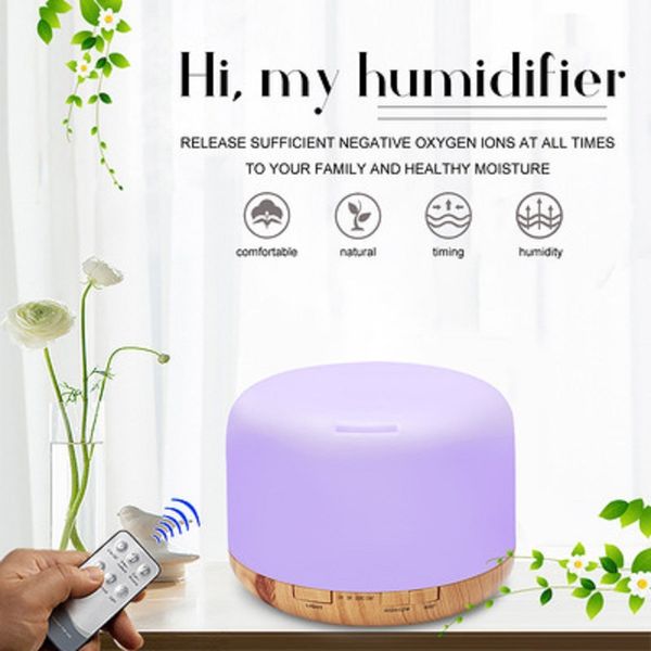 500ml ultrasonic air humidifier aroma essential oil diffuser aromatherapy hmidificador 7 color change led night light for home
500ml ultrasonic air humidifier aroma essential oil diffuser aromatherapy hmidificador 7 color change led night light for home