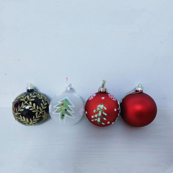 party decoration 8pcs/pack diameter=8cm hand drawing hanging glass globe different design christmas tree decorative pendant ball
party decoration 8pcs/pack diameter=8cm hand drawing hanging glass globe different design christmas tree decorative pendant ball