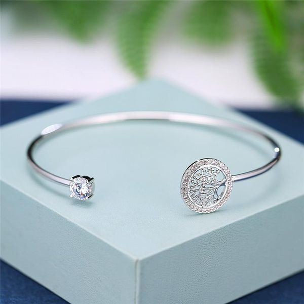 link, chain tree of life adjustable bracelets for women cute rose gold wedding bracelet dainty female white zircon stone, Black
link, chain tree of life adjustable bracelets for women cute rose gold wedding bracelet dainty female white zircon stone, Black