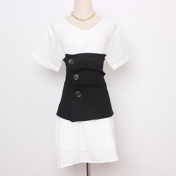 belts women's runway fashion black fabric cummerbunds female dress corsets waistband decoration wide belt tb1543, Black;brown
belts women's runway fashion black fabric cummerbunds female dress corsets waistband decoration wide belt tb1543, Black;brown