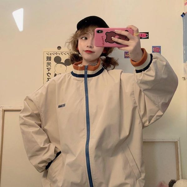 women's jackets autumn and winter women retro fashion casual baseball for jacket coat clothes, Black;brown
women's jackets autumn and winter women retro fashion casual baseball for jacket coat clothes, Black;brown