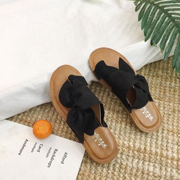 2021 women's new trend comfortable flat-bottom non-slip bow wear joker breathable mesh beach toe slippers in spring and summer, Black
2021 women's new trend comfortable flat-bottom non-slip bow wear joker breathable mesh beach toe slippers in spring and summer, Black