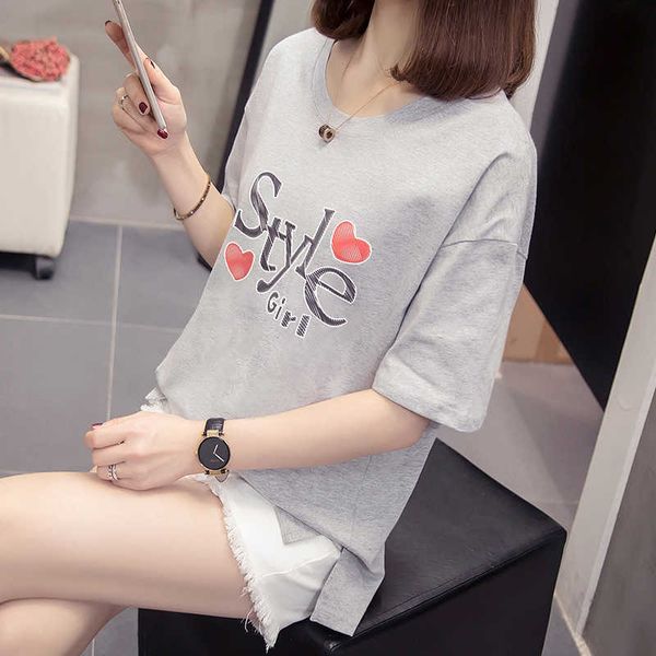 plus size t shirt women kawaii letter print white tshirt women korean clothes short sleeve casual tee shirt femme 210604
plus size t shirt women kawaii letter print white tshirt women korean clothes short sleeve casual tee shirt femme 210604