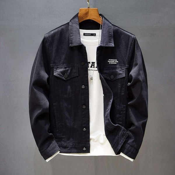 autumn new high-end black denim coat korean youth fashion jacket men's casual top, Black;brown
autumn new high-end black denim coat korean youth fashion jacket men's casual top, Black;brown