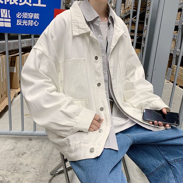 autumn brand denim jacket men's korean fashion super cec ruffian functional wind loose tooling coat, Black;brown
autumn brand denim jacket men's korean fashion super cec ruffian functional wind loose tooling coat, Black;brown