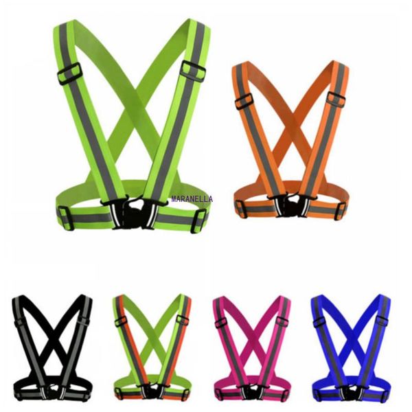 working light highlight reflective straps night running riding clothing vest adjustable safety elastic band for adults and children
working light highlight reflective straps night running riding clothing vest adjustable safety elastic band for adults and children