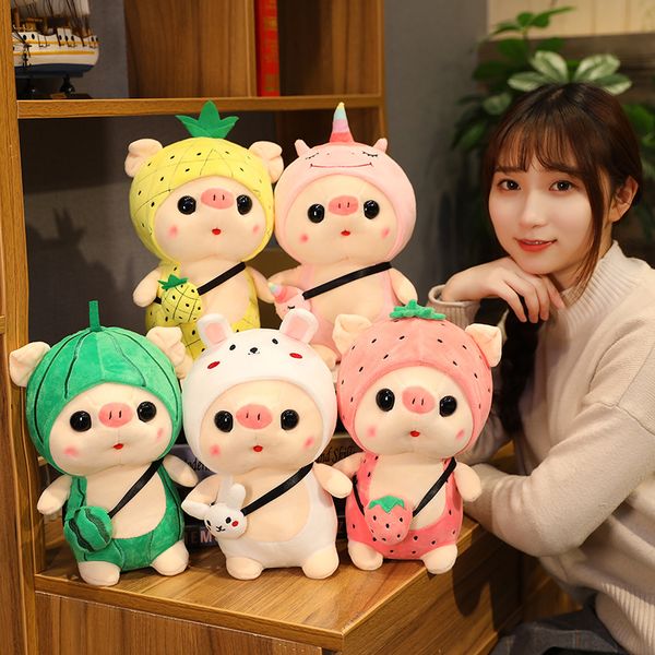 35cm Kawaii Pig Cosplay Unicorn Dinosaur Strawberry Cactus Plush Toy Stuffed Soft Plushie Animal Fruit Kids Toys Girls Gift
35cm Kawaii Pig Cosplay Unicorn Dinosaur Strawberry Cactus Plush Toy Stuffed Soft Plushie Animal Fruit Kids Toys Girls Gift