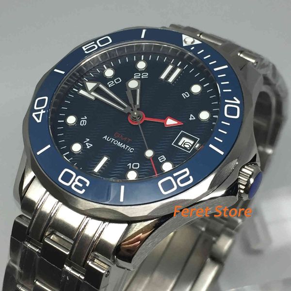 bliger 41mm gentlemen watch sier case automatic blue dial gmt movement date window saffierglas luminous marks, Slivery;brown
bliger 41mm gentlemen watch sier case automatic blue dial gmt movement date window saffierglas luminous marks, Slivery;brown