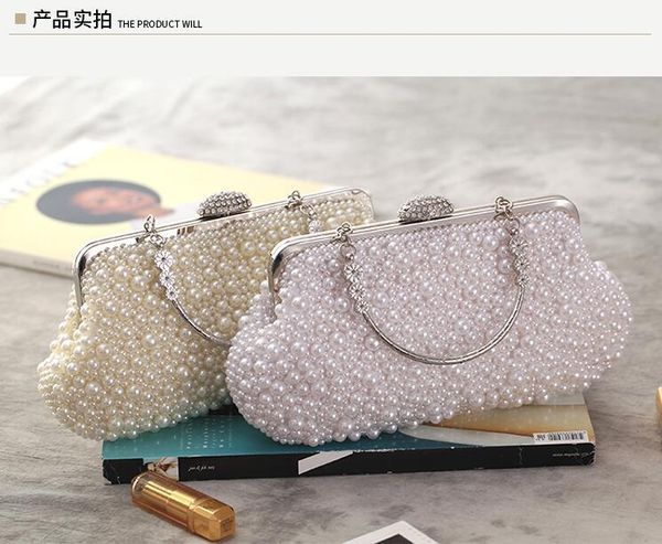 evening bags pearl rhinestone clutch bag women's dinner princess wedding dress banquet elegant handbag high quality
evening bags pearl rhinestone clutch bag women's dinner princess wedding dress banquet elegant handbag high quality