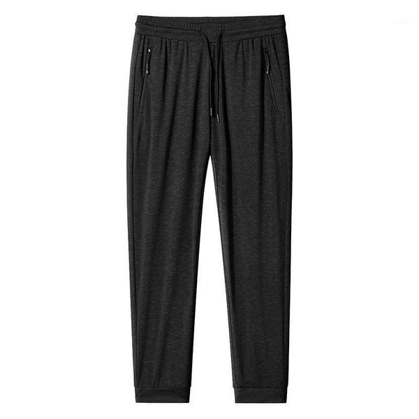 men's pants loose mouth ice silk summer thin elastic legged sports leisure feet air conditioning fashion brand, Black
men's pants loose mouth ice silk summer thin elastic legged sports leisure feet air conditioning fashion brand, Black