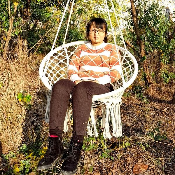macrame hanging chair swing chairs included cushion & hanging kit for indoor outdoor, hammock stand
macrame hanging chair swing chairs included cushion & hanging kit for indoor outdoor, hammock stand