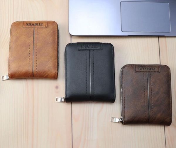 est short retro korean men's money clips classic business multifunctional card case soft pu leather solid id -card holder zipper small, Black
est short retro korean men's money clips classic business multifunctional card case soft pu leather solid id -card holder zipper small, Black