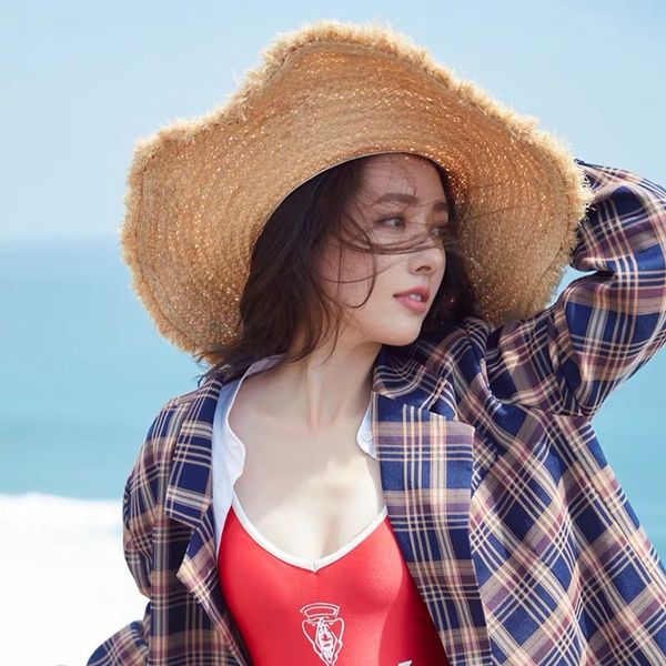 2021 new women pearl+bee raffia beach sun hats big brim wide 10 cm straw visor hat ladies foldable summer uv caps wholesale qg97, Blue;gray
2021 new women pearl+bee raffia beach sun hats big brim wide 10 cm straw visor hat ladies foldable summer uv caps wholesale qg97, Blue;gray