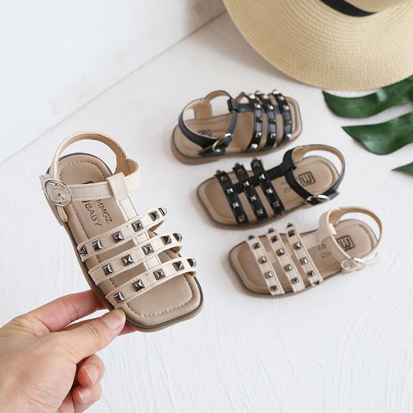 sandals girl toddler t-strap leather black white rivets roman shoes summer littler girls casual beach kids fashion, Black;red
sandals girl toddler t-strap leather black white rivets roman shoes summer littler girls casual beach kids fashion, Black;red