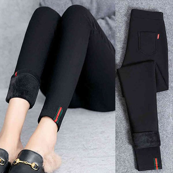 leggings plush thickened autumn winter warm elastic thin pencil tight, Black
leggings plush thickened autumn winter warm elastic thin pencil tight, Black