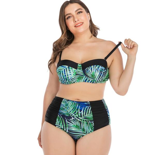 plus size high waist bikini print patchwork swimsuit women push up bathing suit large sizes swimwear brazilian biquini 2021
plus size high waist bikini print patchwork swimsuit women push up bathing suit large sizes swimwear brazilian biquini 2021