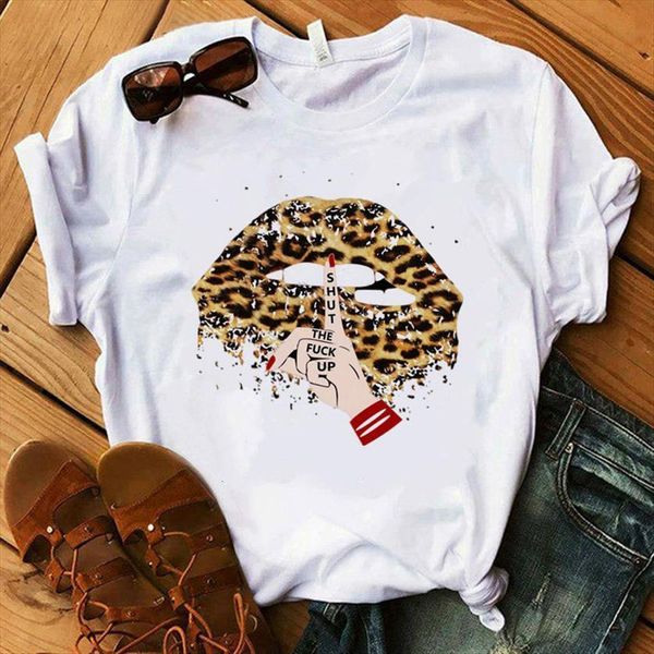 leopard lips graphic summer womens t shirts short sleeve cheetah tongue kiss lip funny girls tees, White
leopard lips graphic summer womens t shirts short sleeve cheetah tongue kiss lip funny girls tees, White