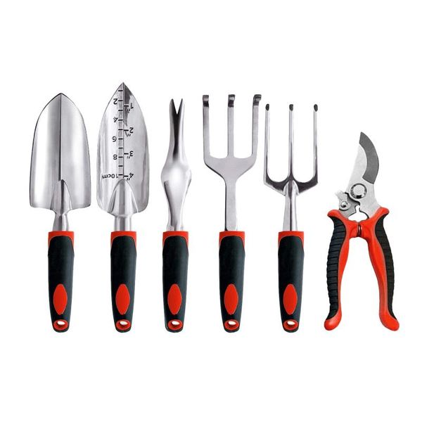 professional hand tool sets 32x8x8cm 6pc gardening set lightweight aluminum shovel rake,,shovel,field cultivator,pruning shears
professional hand tool sets 32x8x8cm 6pc gardening set lightweight aluminum shovel rake,,shovel,field cultivator,pruning shears