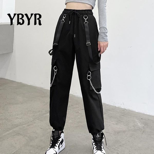women's pants & capris cargo buckle ribbon pocket jogger elastic waist high hip hop streetwear harajuku pant chain females trousers, Black;white
women's pants & capris cargo buckle ribbon pocket jogger elastic waist high hip hop streetwear harajuku pant chain females trousers, Black;white