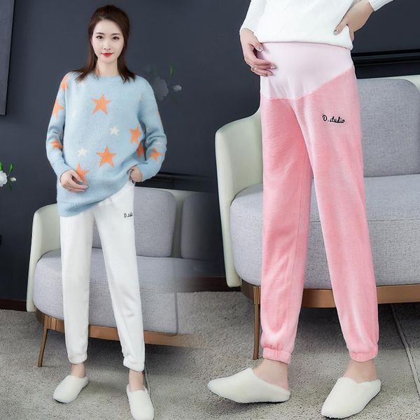 winter fashion maternity house clothes plus velvet legging pregnant women straight leg abdomen pants pregnancy trousers bottoms, White
winter fashion maternity house clothes plus velvet legging pregnant women straight leg abdomen pants pregnancy trousers bottoms, White