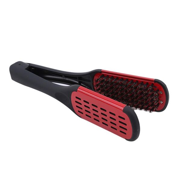 hair brushes hairdressing straightener nylon straightening double v shape comb clamp not hurt styling tools diy home, Silver
hair brushes hairdressing straightener nylon straightening double v shape comb clamp not hurt styling tools diy home, Silver