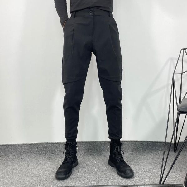 men's pants large size autumn and winter loose harlan leggings personalized simple solid color elastic functional overalls, Black
men's pants large size autumn and winter loose harlan leggings personalized simple solid color elastic functional overalls, Black