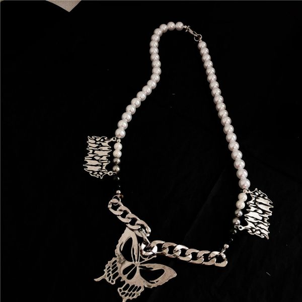 hbp fashion ins trendy punk hiphop pearl letter harajuku wind street hip hop cool men's and women's necklaces, Silver
hbp fashion ins trendy punk hiphop pearl letter harajuku wind street hip hop cool men's and women's necklaces, Silver