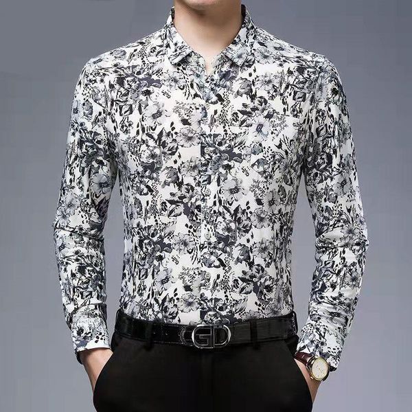 men's casual shirts thin long- sleeved shirt spring and autumn young middle-aged business stretch floral chinese style ice silk top, White;black
men's casual shirts thin long- sleeved shirt spring and autumn young middle-aged business stretch floral chinese style ice silk top, White;black