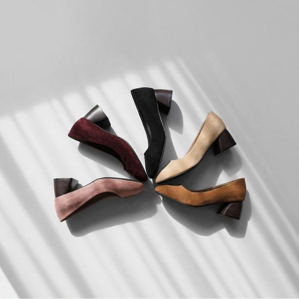 dress shoes 2021 spring and autumn women's high-heeled solid color suede korean version shallow mouth retro comfortable wild grand, Black
dress shoes 2021 spring and autumn women's high-heeled solid color suede korean version shallow mouth retro comfortable wild grand, Black