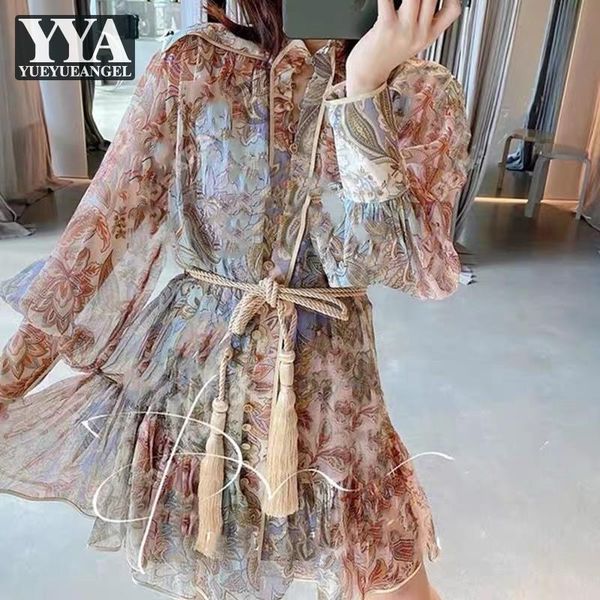 casual dresses vintage women puff sleeve floral printed dress stand collar single breasted two piece belted elegant boho holiday, Black;gray
casual dresses vintage women puff sleeve floral printed dress stand collar single breasted two piece belted elegant boho holiday, Black;gray