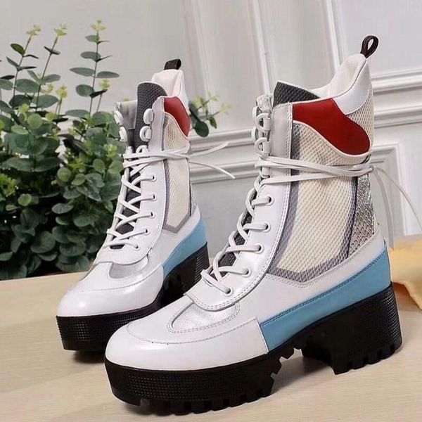 boots luxury women's fashion punk style platform wedge shoes lace with high heels and ankle female designer wo, Black
boots luxury women's fashion punk style platform wedge shoes lace with high heels and ankle female designer wo, Black