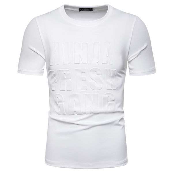 e-baihui 2021 summer new men's round neck letter printing loose casual space cotton 3d embossed short-sleeved t-shirt 1705-t56, White;black
e-baihui 2021 summer new men's round neck letter printing loose casual space cotton 3d embossed short-sleeved t-shirt 1705-t56, White;black