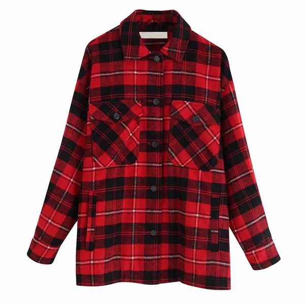 women plaid jackets coat elegant ladies turn down collar wool blend coats long sleeve autumn winter warm female outwear 210607, Black;brown
women plaid jackets coat elegant ladies turn down collar wool blend coats long sleeve autumn winter warm female outwear 210607, Black;brown